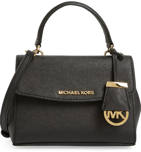 black michael kors bag nordstrom rack|Michael Kors flap top handbags.